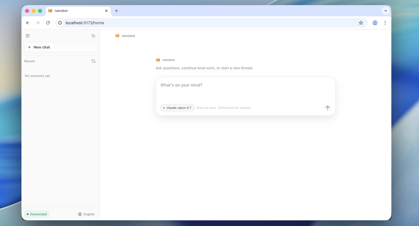 nanobot webui preview